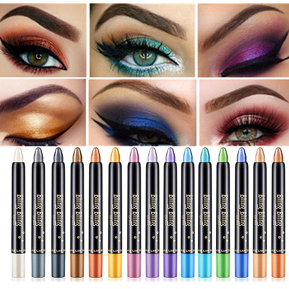 15 Color Eye Shadow Pearlescent Silkworm Eyeshadow