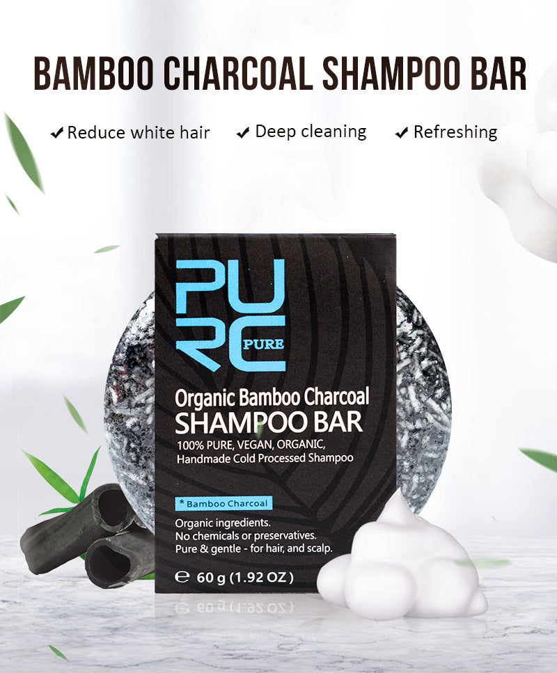 Hand-Extracted Charcoal Shampoo Soap