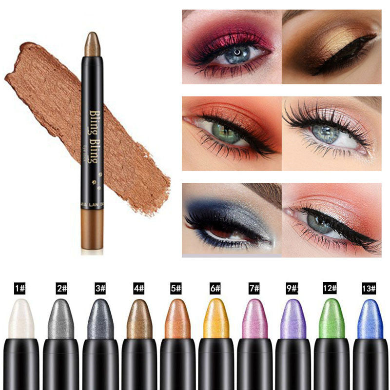 15 Color Eye Shadow Pearlescent Silkworm Eyeshadow