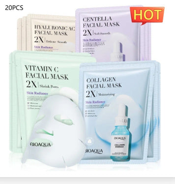 Collagen Moisturizing and Firming Face Sheet Mask with Hyaluronic Acid