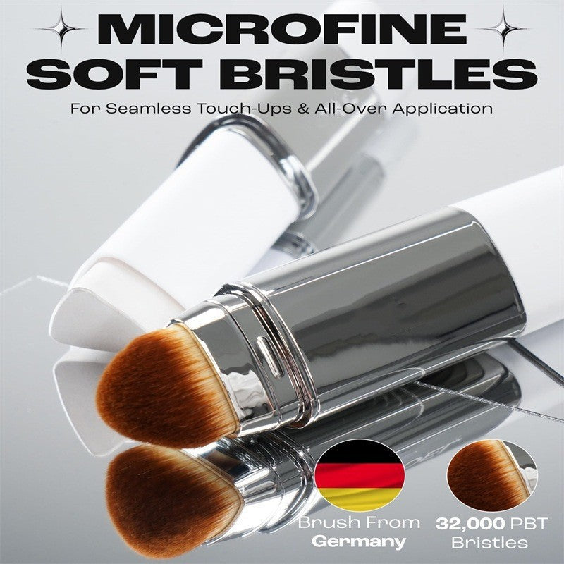 In-stock 2-in-1 Color-changing Foundation Stick With Hydrating Foundation Liquid And Brush