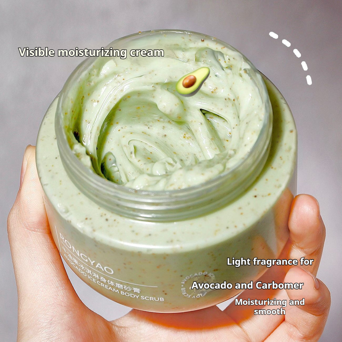Avocado Ice Cream  Body Scrub