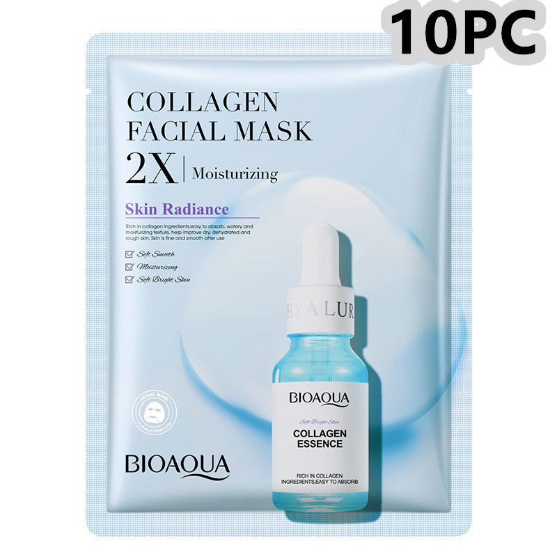 Collagen Moisturizing and Firming Face Sheet Mask with Hyaluronic Acid