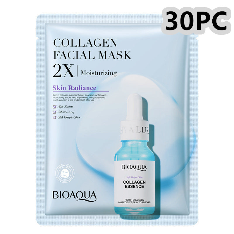 Collagen Moisturizing and Firming Face Sheet Mask with Hyaluronic Acid
