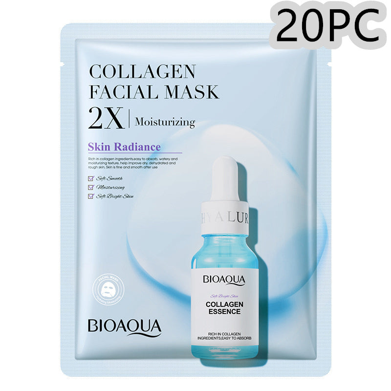 Collagen Moisturizing and Firming Face Sheet Mask with Hyaluronic Acid