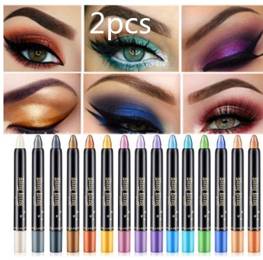 15 Color Eye Shadow Pearlescent Silkworm Eyeshadow