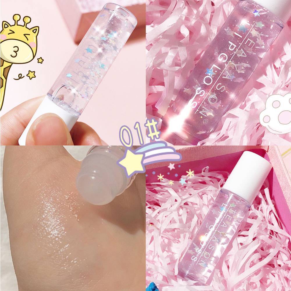 Beads Transparent Pearlescent Nourishing and Moisturizing Lip Gloss